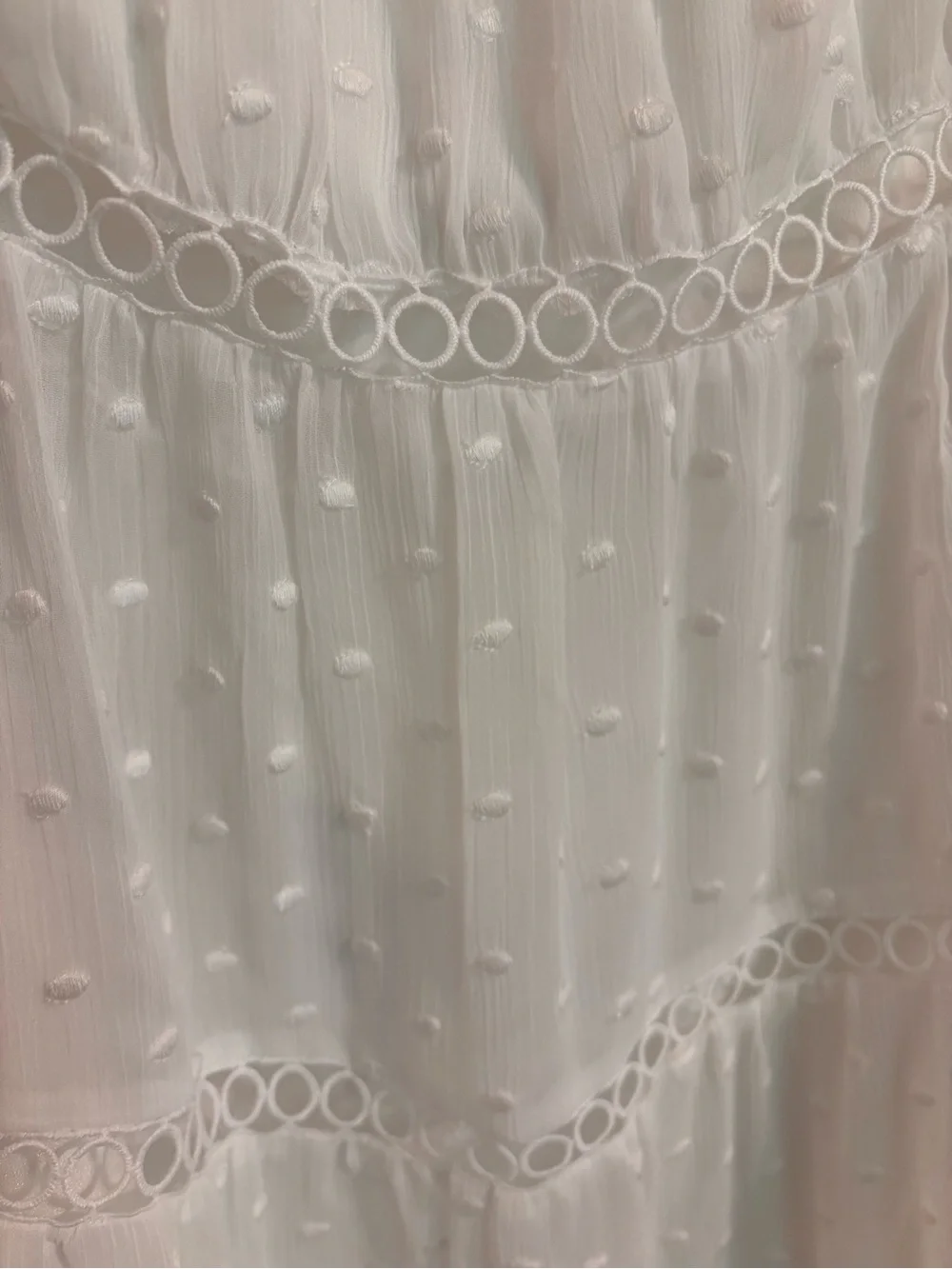 GIANNI BINI NWT Melanie White Long Sleeve Dress - Picture 4 of 12